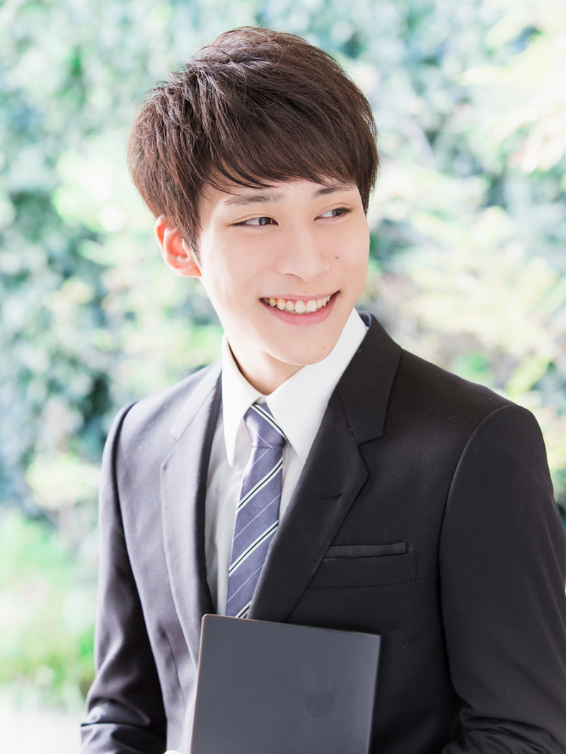 就活髪型メンズ　マッシュ